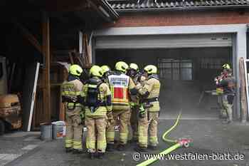 Eggestraße wegen Feuerwehreinsatz in Benhausen gesperrt