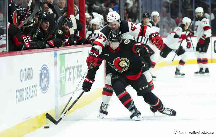 Senators looking to take learning experience from loss to Devils