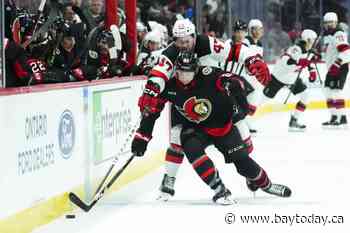 Senators looking to take learning experience from loss to Devils