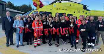 North Yorkshire emergency service pays handwritten tribute to supporters