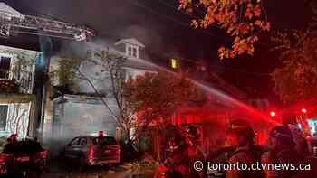 Crews battle 3-alarm fire at home in Beaches