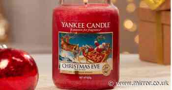 Best-selling and 'huge' Yankee Candle Christmas Eve scent gets a 43% price cut in flash deal