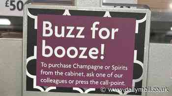 Morrisons shoppers in affluent town are outraged that they have to press security buzzer before they can buy champagne