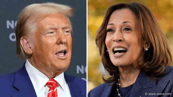 Harris holds 1-point lead over Trump nationally: poll