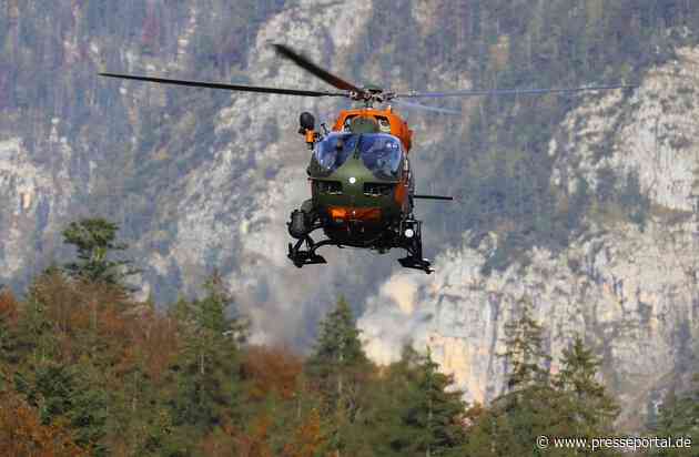 Technischer Defekt: Bundeswehr und Bergwacht retten 14 Personen aus Seilbahn-Kabine der WTD 52