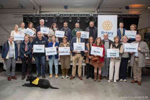 Jubilerende Rotaryclub Izegem steunt met een nooit gezien bedrag