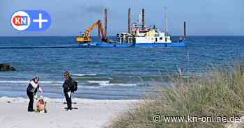 Ostsee-Sturmflut in Schönberg: 34.600 Kubikmeter neuer Sand