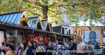 Manchester Christmas Markets 2024 map shows all the locations in the city centre