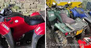 Quad bikes worth £80,000 stolen from business in North Yorkshire town