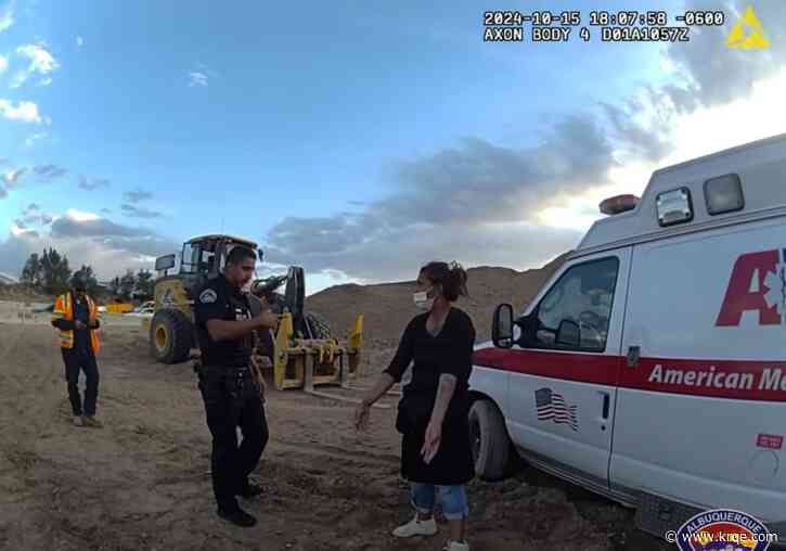 Albuquerque woman arrested for stealing ambulance, crashing it at construction site, police say