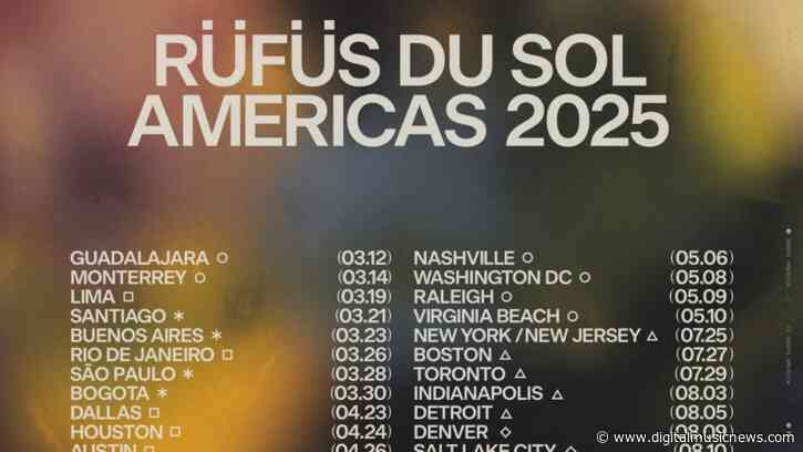 Rüfüs Du Sol Announce Final Territories of Inhale/Exhale World Tour 2025