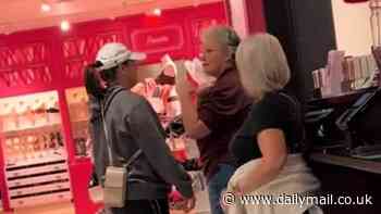 Tense moment 'Karen' turns on customer in Victoria's Secret store