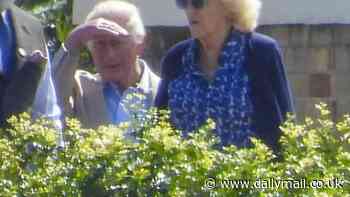 King Charles and Queen Camilla step out for a casual morning stroll on the first day of their historic Australian tour