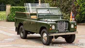 Queen Elizabeth's custom Land Rover with specially designed royal buttons to let her chauffeur know she was ready to drive on is set to sell for £80K