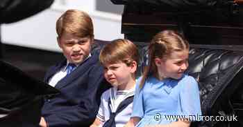 Prince George's adorable hidden signals to Charlotte and Louis at huge royal event