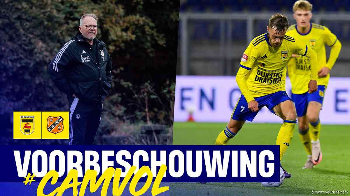 Fraai affiche! ✨ | Voorbeschouwing SC Cambuur - FC Volendam ⚔️ | Henk de Jong & Remco Balk 💬