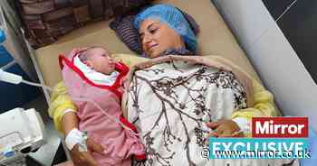 Mum's joy at baby's birth in war-torn Gaza after being pulled from rubble of her home