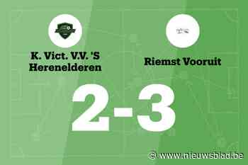 Vier opeenvolgende overwinningen voor Riemst na 2-3 tegen s Herenelderen B