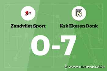 Ekeren Donk overklast Zandvliet B