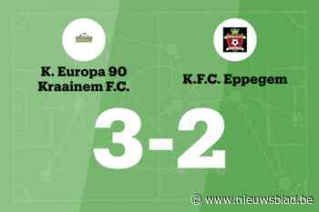 K Eur.90 Kraainem verslaat KFC Eppegem met 3-2 en eindigt reeks zonder overwinning