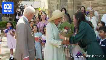 King and Queen arrive at church service in Sydney