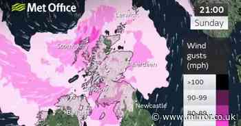 UK weather: Met Office map shows exactly where and when Storm Ashley will batter Britain