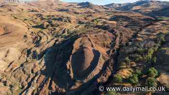 Is this where Noah's Ark ended its journey? Boat shaped mound two miles from the Turkey Iran border sparks theories