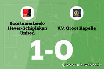 Scheerens bezorgt BHS United B zege tegen VV Groot Kapelle B