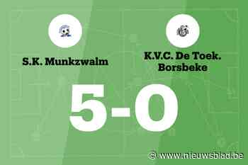 SK Munkzwalm verslaat DT Borsbeke C na hattrick Van De Wattijne