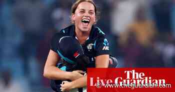 New Zealand beat South Africa to win Women’s T20 Cricket World Cup final – as it happened