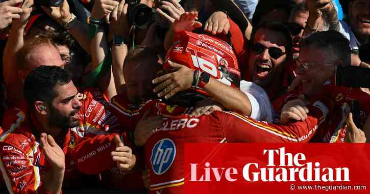 Formula One: Charles Leclerc wins the United States Grand Prix – as it happened