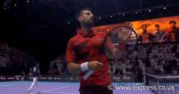 Novak Djokovic makes heartwarming gesture seconds after Rafael Nadal win at Six Kings Slam