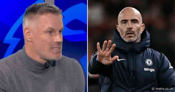 ‘He is scared’ – Jamie Carragher says Chelsea must upgrade Robert Sanchez after Liverpool defeat