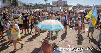 Spain anti-tourism protests erupt in Canary Islands ahead of October half term as Brits told 'go home'