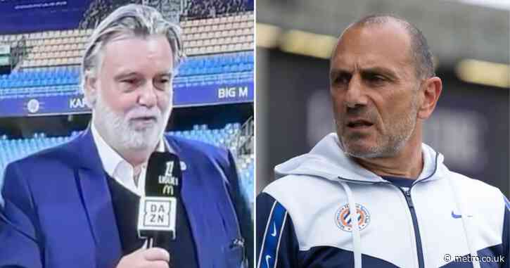 Fans stunned as club president announces manager’s sacking on live TV