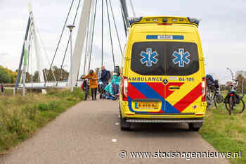 Fietster gewond na harde val op Westenholterbrug