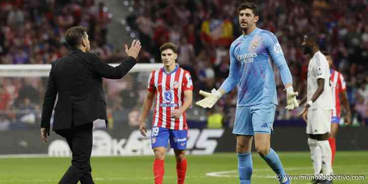 Simeone tira de elegancia para responder a Courtois: "Soy agradecido..."