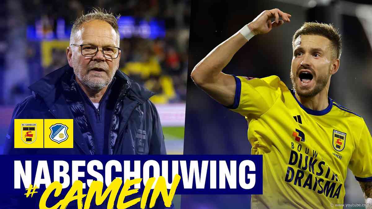 Eindelijk! 🤩 | Nabeschouwing SC Cambuur - FC Eindhoven ⚔️ | Henk de Jong & Mark Diemers 💬