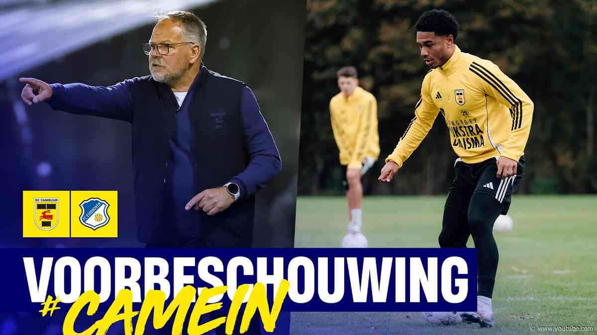 Snel de knop omzetten 🕹️ | Voorbeschouwing SC Cambuur - FC Eindhoven ⚔️ | De Jong & Pauwels 💬