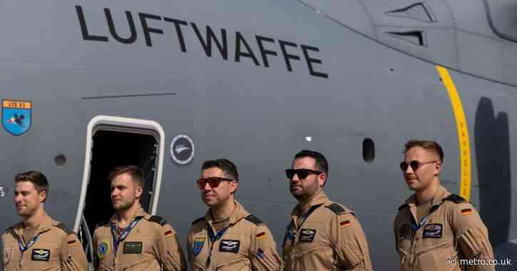 Luftwaffe planes to be based on UK soil in new pact to combat Putin threat