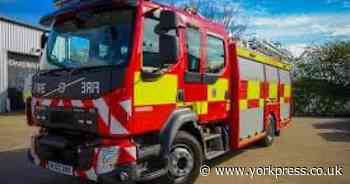 Major road through North Yorkshire closed after fire