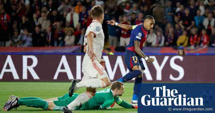 Raphinha hat-trick inspires Barcelona to demolition of Bayern Munich