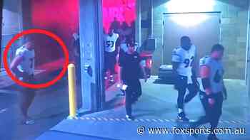 Aussie NFL star goes viral in US as bizarre act caught on camera