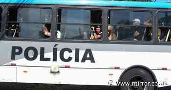 Rio de Janiero gunfight horror as bus passenger killed by stray bullet and left dripping blood