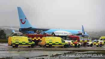 Boeing aircraft suffered 'catastrophic failure' when TUI flight skidded off runway in crash at Leeds airport during Storm Babet, report finds