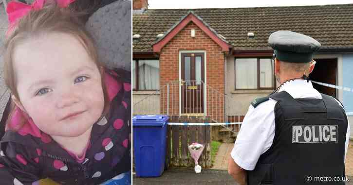 Coward who murdered girl, 2, covers ears as court is told of ‘horrific’ attack