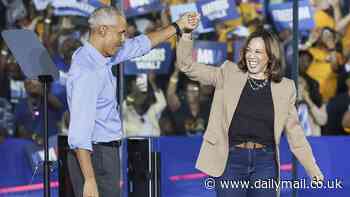 Kamala Harris fans walk out of rally while she's speaking after waiting hours for Obama and Bruce Springsteen