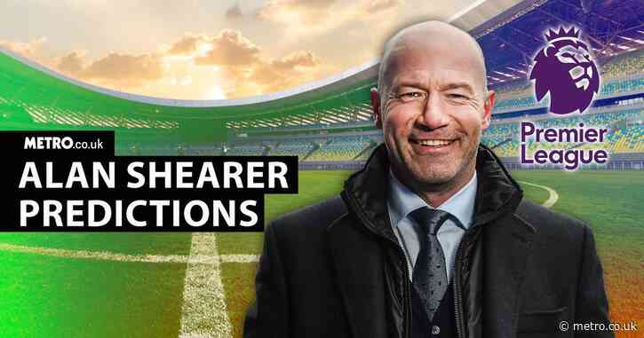 Alan Shearer’s Premier League predictions including ‘huge’ Arsenal vs Liverpool clash