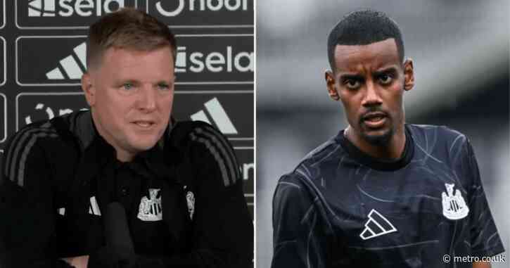 Eddie Howe speaks out over Alexander Isak’s future amid Arsenal transfer speculation