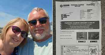 Couple feel 'mugged' after being fined £100 for leaving car park when they couldn't find a space